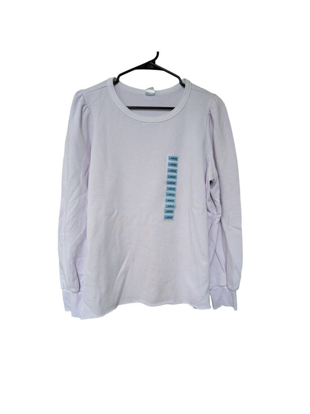 ✨Women's Fashion Sleeve Sweatshirt Purple Size L